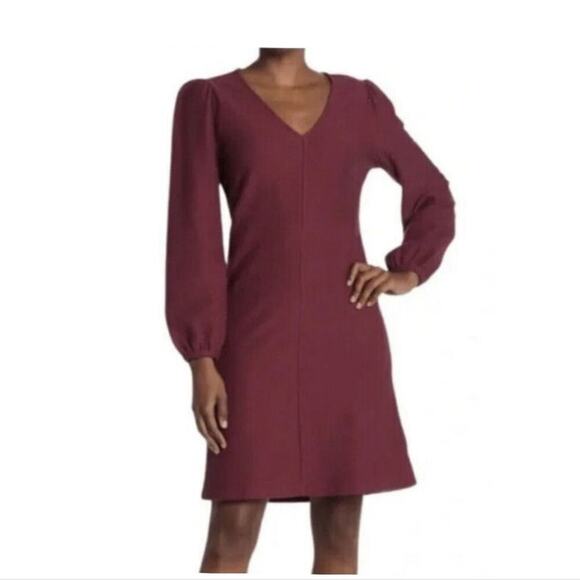 Nwtg Madewell Texture & Thread Ribbed Puff Sleeve Dress Size XS - Picture 1 of 6